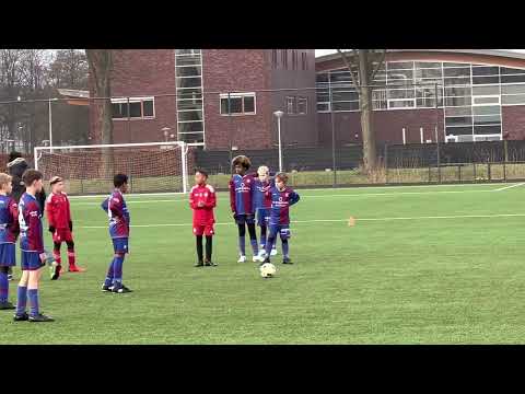 Strafschop tegen Abcoude FC JO11-2 4 februari 2023