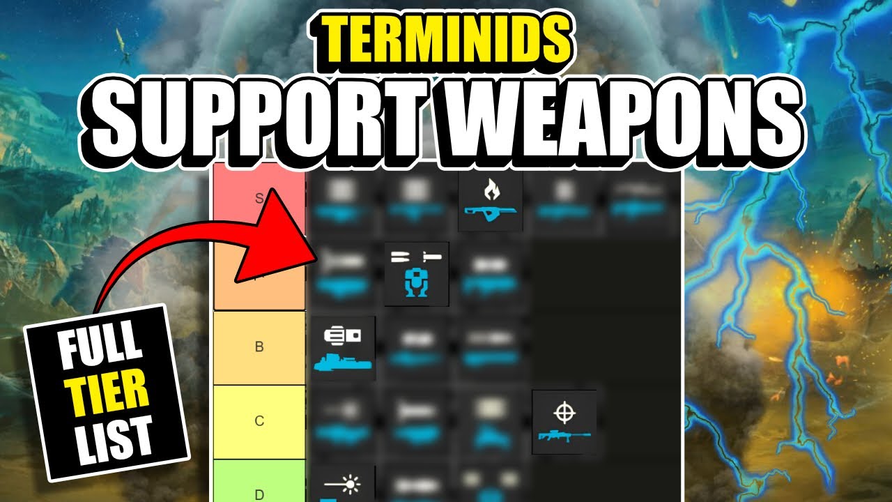 A “Bug Crushing” Support Weapon Stratagem Tier List | Omens of Tyranny Update