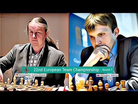 GM Dieter Nisipeanu crushes GM Vitiugov Nikita with his attacking mastery in ETC using Ruy Lopez