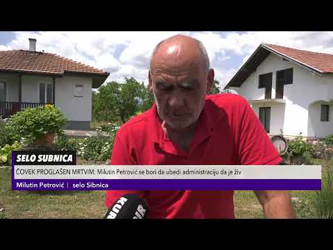 MILUTINA ŽIVOG SAHRANILI! Birokratija odbija da ga oživi čak i kada stoji ispred šaltera!