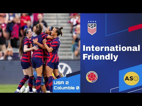 USA vs Colombia Highlights & All Goals | Women International Friendly 2022