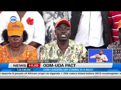 ODM rejects pre-election deal with UDA without zoning