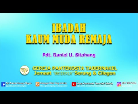 , title : 'IBADAH KAUM MUDA REMAJA, 25 SEPTEMBER 2021 - Pdt. Daniel U. Sitohang'