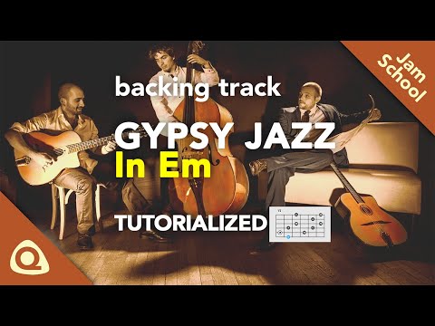 Gypsy Jazz Backing Track in Em