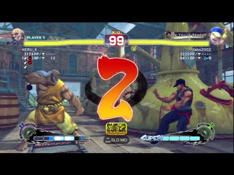 HERU_X (Gouken) Vs tabs2002 (Yun) SSF4 AE Ranked Matches - PSN