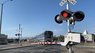 Amtrak Surfliner CabCar 6952 CTDX 2110 rolling though Oxnard Vineyard