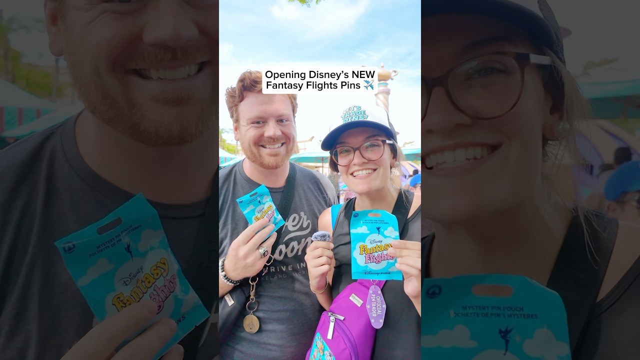 Opening Disney’s NEW Mystery Pins 😱 #disneyworld #waltdisneyworld #disneypins #disney #disneyparks