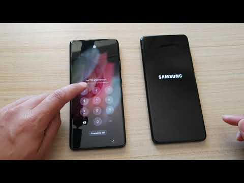 Galaxy S21 Ultra Vs Galaxy S20 Ultra Boot Up Screen Comparison