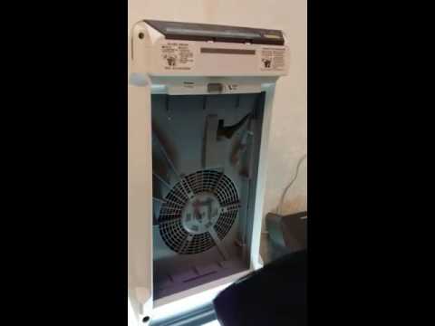 How to change the filter of panasonic air purifier f-pxh55a