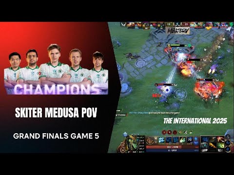 SKITER POV: XTREME VS FALCONS | Game 5 | Grand Finals | The International 2025 TI14 | DOTA 2