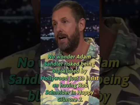 Adam Sandler on Rob Schneider #trendingshorts #viralshorts #foryou  #entertainmentnews #funshorts