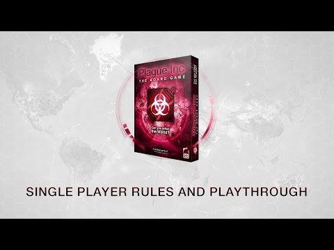 Single Player Rules and Playthrough for Plague Inc: The Board Game - YouTube