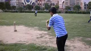 Lunch Time Bonding: Playing Cricket , Sector 63 Noida Vriti Infocom, Year 2009