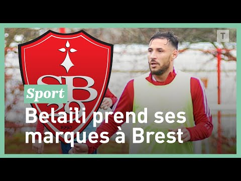 Youcef Belaïli s'est entraîné pour la première fois avec le Stade Brestois