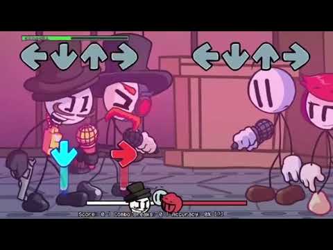 Fnf double stickman mashup