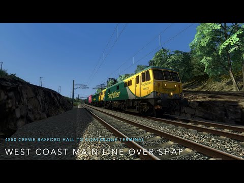 Train Simulator 2020: AP Class 86 | 4S50 Crewe Basford Hall - Coatbridge Freightliner Terminal