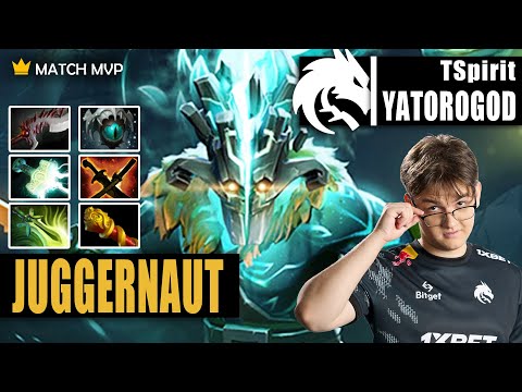Juggernaut Safelane | TSpirit.YATOROGOD | 7.32D JUGGERNAUT CARRY BUILD | 7.32d Gameplay Highlight