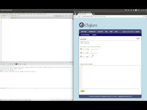 4Clojure Solution to Problems 35 and 36