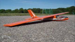 preview picture of video 'Rc glider, SZD 24 Foka. First flight'