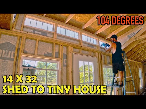 Shed To Tiny House In The Woods - I Hope This Helps
