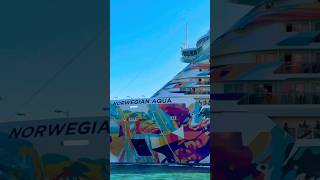 Norwegian Aqua 🛳️ #cruiseship #cruise #vacation #shorts #short #yt #like #share #comment #subscribe