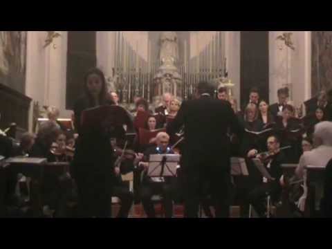 Laudate Domino    soprano Silvia Masetto     Coro e Orchestra  IN MUSICA GAUDIUM ODERZO wmv