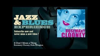 Rosemary Clooney, Duke Ellington - It Don't Mean a Thing
