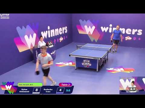 WINners CUP table 2  02.11 Syksa Aleksandr -  Rudenko Ivan 17:15