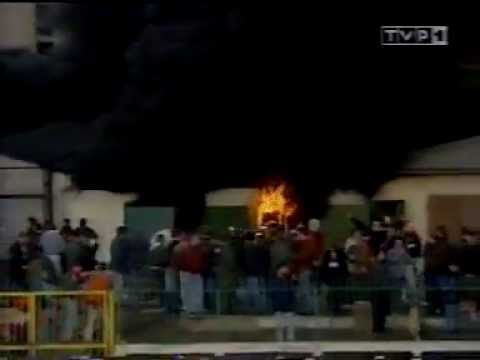 Polonia - Legia Warszawa 1997. Konwiktorska płonie