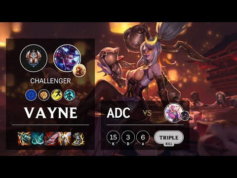 Vayne ADC vs Seraphine - EUW Challenger Patch 11.7