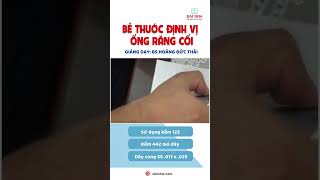 [Học chỉnh nha]- Bẻ thước định vị ống răng cối sử dụng kềm 123 & kềm 442 mỏ dày. #nhakhoa #dentist