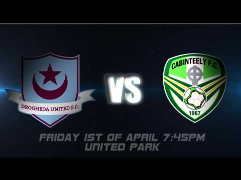 Drogheda United Vs cabinteely 1st april 2016