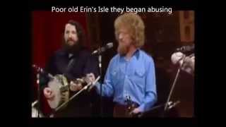 The Dubliners - Rocky Road to Dublin (lyrics on screen)