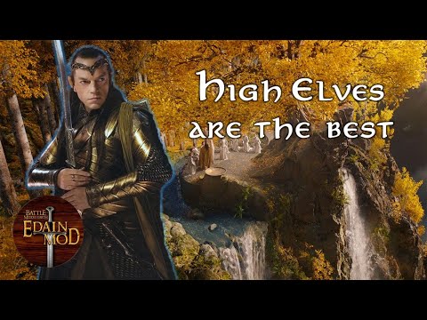Elite Imladris vs All of Mordor | Edain Mod 4.5.5 Gameplay