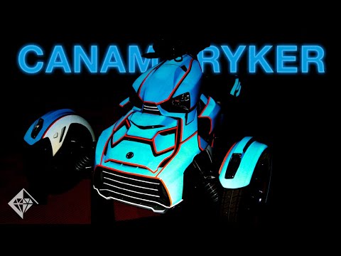 Wrapping a Canam Ryker in 3M reflective vinyl - Diamond Graphics