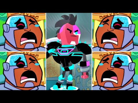 Teen Titans Go Figure - How to get Radical Cyborg (TEEN TITANS GO GAME)
