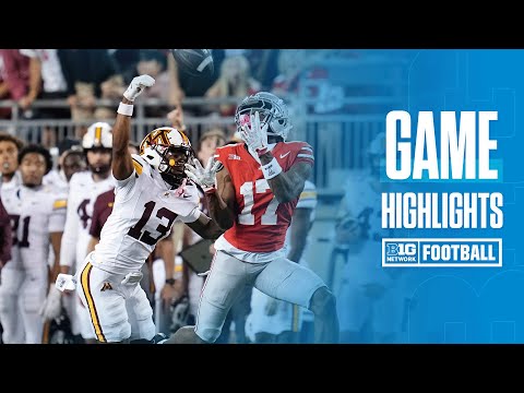 Minnesota vs. Ohio State | HIGHLIGHTS | Big Ten Football | 10/04/25