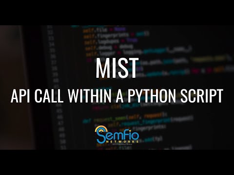 Mist Api Call Within Python Script