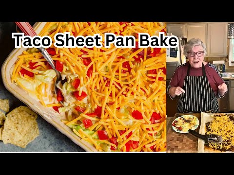 Taco Sheet Pan Bake | Cooking With Sandy