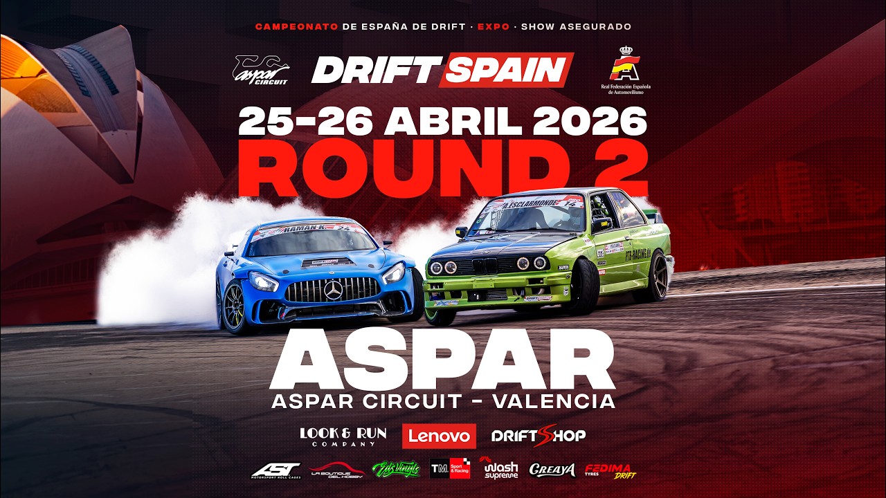 CLASIFICACIÓN ROUND 2  *2026*  - Drift Spain Series 🚗💨  | Aspar Circuit