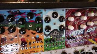 Video thumbnail for ZVEX Modular Lo-Fi Junky & Fuzz Factory Eurorack Modules at Superbooth 2017 by Ask.Audio