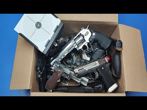 Box of Toys & Airsoft Guns ! Military ,S.W.A.T. Gun & Equipment
