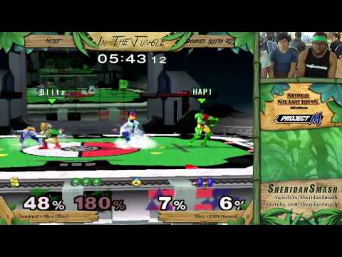 In The Jungle - Tranimal + Alice (Blue) vs LXIX + Blitz (Green) - Melee Dubs LR2
