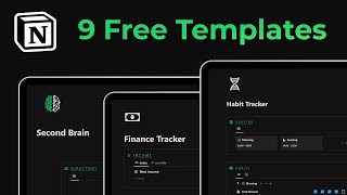 9 Free Notion templates that will 10x your productivity