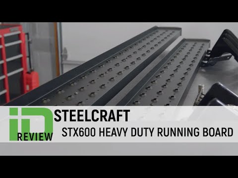 Steelcraft STX600 Heavy Duty Black Running Boards