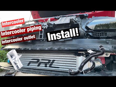 2022 Honda Civic Si PRL Intercooler Upgrades Install