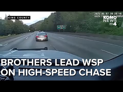2 brothers arrested after separate high-speed chases in King County