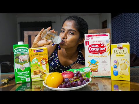 Baby food මුළු දවසම 👶🏽🍼 - Unboxing My Silver Play Button 🎖️