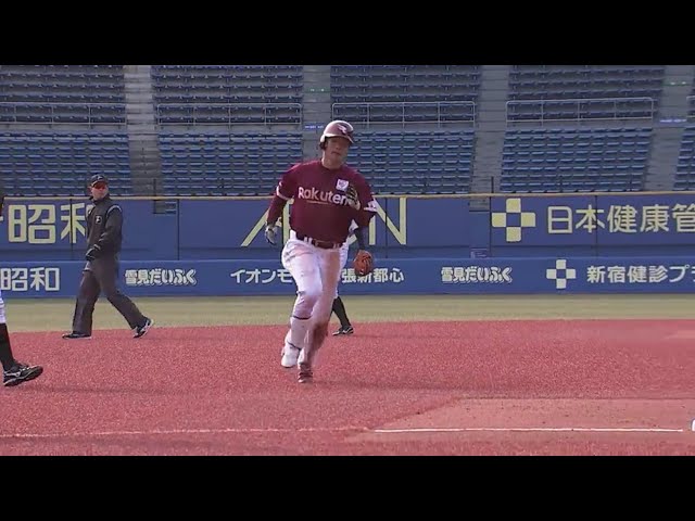 【7回表】イーグルス・島内 上手くすくい上げた打球はライトスタンドへ飛び込むソロホームラン!! 2020/02/29 M-E