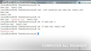 Tar and untar the files in linux